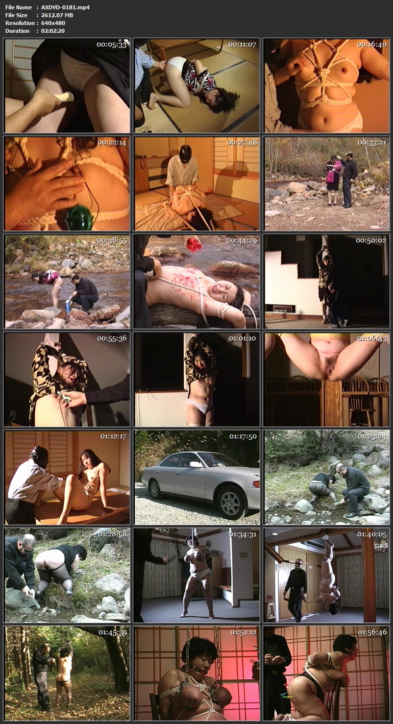 [AXDVD-0181] 完全会員制人妻M専科過激調教 6 レンタル版 Outdoors Arena X