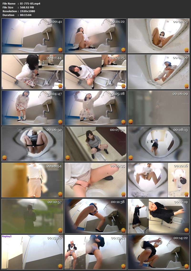 [EE-775] ジェイド 公衆便所隠撮 便器飛び越え大砲尿 2 2024/06/14 Voyeur Piss